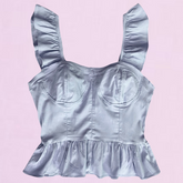 blusa bustier push up